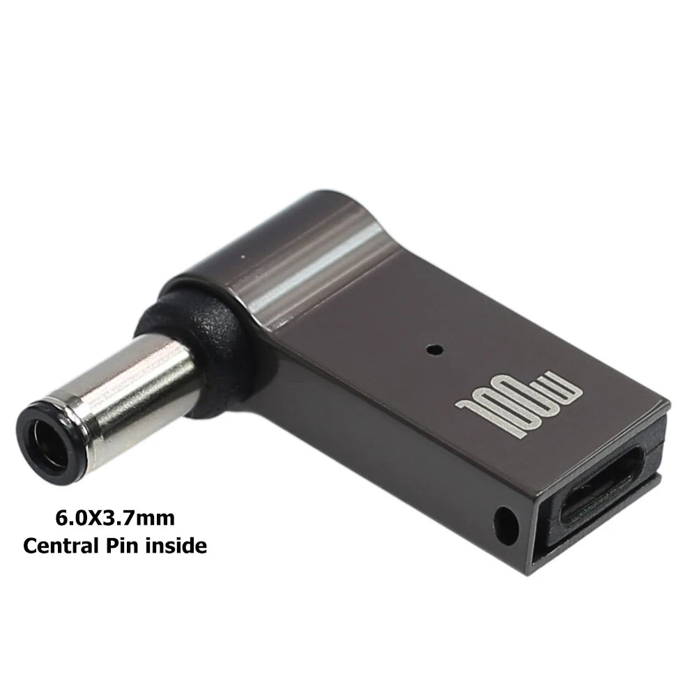 100W USB Type C Fast Charging Adapter Plug Connector Universal USB C Laptop Charger Converter for Dell Asus Hp Acer Lenovo