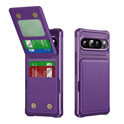 New PU Leather Flip Wallet Card Slot Bag Stand Back Case for Google Pixel 10 A 9 8 7 Pro XL A Shockproof Protective Phone Cover