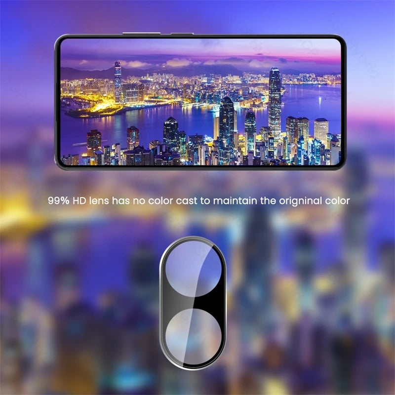 3-1Pcs 3D Curved Tempered Glass Camera Protectors Cap for Poco X8 Pro Max Poko Little X8Pro ProMax X8ProMax 5G 9H Rear Lens Film