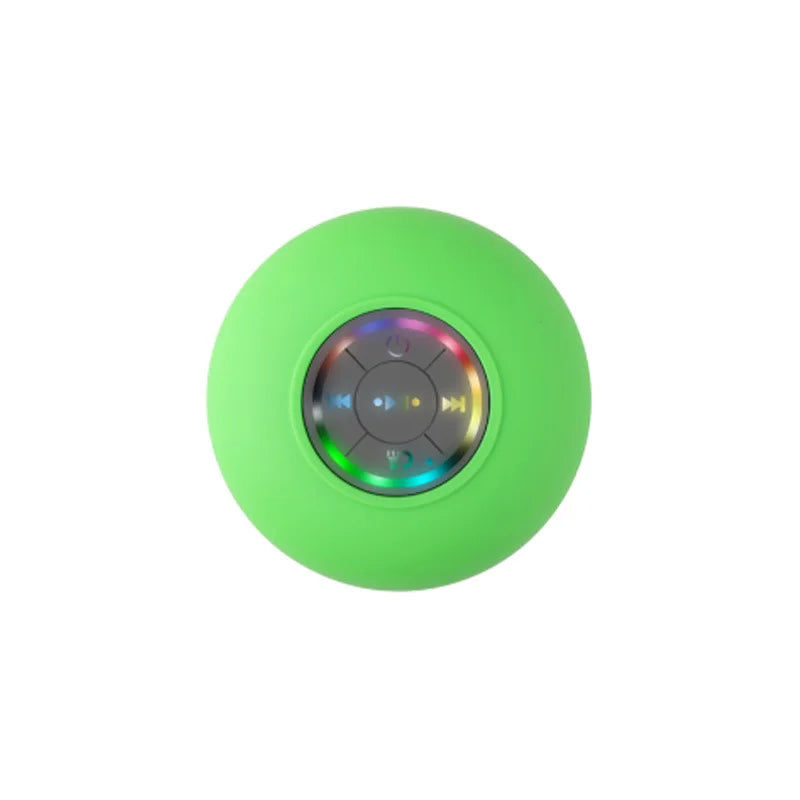 Mini Bluetooth Speaker Waterproof Bathroom Audio Wireless Shower Speakers RGB Light for Phone Soundbar Hand Free Car Loudspeaker