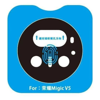 3D Camera Protectors for Honor Magic V6 V5 Magic8 Magic7 Pro Lite RSR X70 X9D X9C Tempered Glass Lens Cover Locator Installation