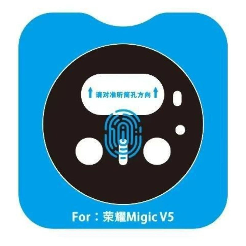 3D Camera Protectors for Honor Magic V6 V5 Magic8 Magic7 Pro Lite RSR X70 X9D X9C Tempered Glass Lens Cover Locator Installation