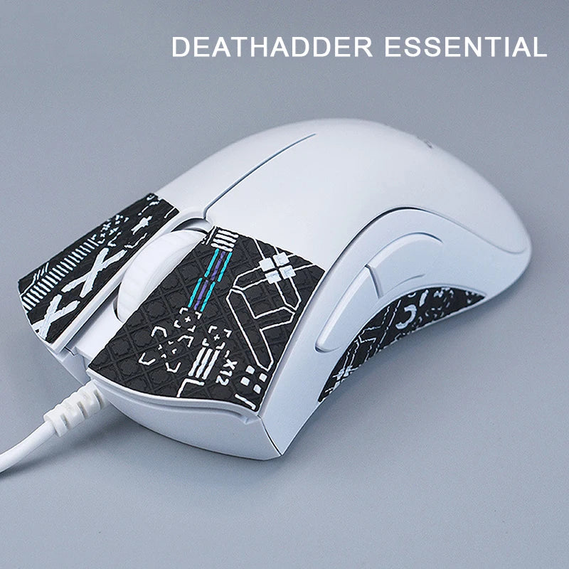 Mouse Grip Tape Skate Handmade Sticker Non Slip Lizard Skin Suck Sweat For DEATHADDER V2 PRO Gaming Wireless Mouse Accessories