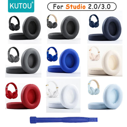 KUTOU Earpads For Beats Studio 3 3.0 Ear Pads Studio3 Headphone Replacement Pads Studio2 Ear Cushions Earpads  Headset Foam Pad