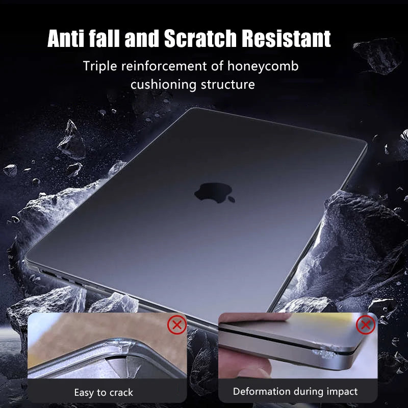 Ultra Thin 2025 M5 Laptop Case For MacBook Air 13 15.3 13.6 Case M4 M2 M3 Funda Macbook Pro 13 M1 14.2 16 16.2 Case 2026 Neo A18