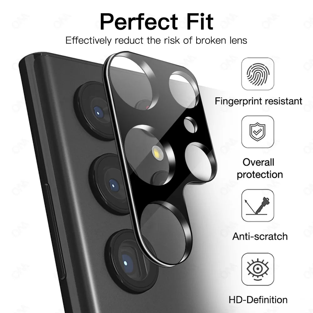 Camera Lens Protector for Samsung Galaxy S26 S25 S24 S23 S22 S21 Ultra Plus FE Back Camera Tempered Glass Protection Accessories