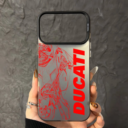 Fashion Racing For Samsung Galaxy S23 S24 S25 5G S26 Ultra Plus Fe Laser Cover D-DucatiS-S Cool IMD Case