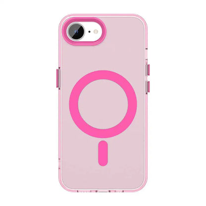 For iPhone 17e 16e Case New Fashion Frosted Transparent Candy Magnetic  Anti-drop Cover For iPhone 17E Wireless Charging Funda