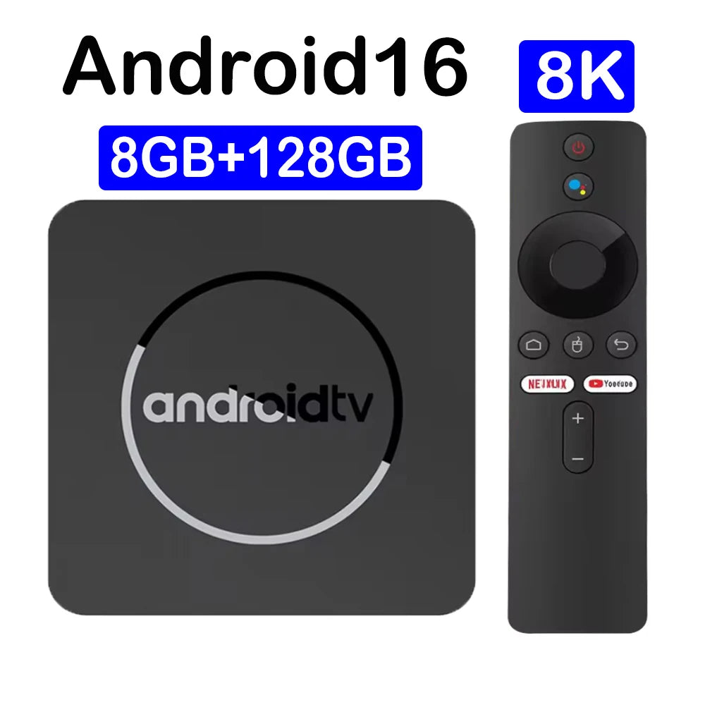 Android TV Box Q10 Android 16 Dual Wifi 2.4G&5G Google Voice Ram 4GB 8GB Rom 64GB 128GB Media player 3D 8K Video 4K Set Top Box