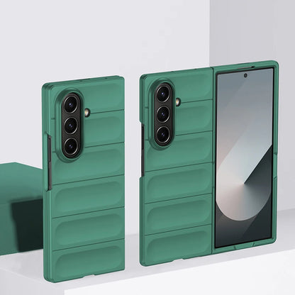 Candy Color Fingerprint Pattern Hard PC Back Cover Protective Phone Case for Samsung Galaxy Z Fold 8 Ultra Z Fold 7 Z Fold 6 Z Fold 5