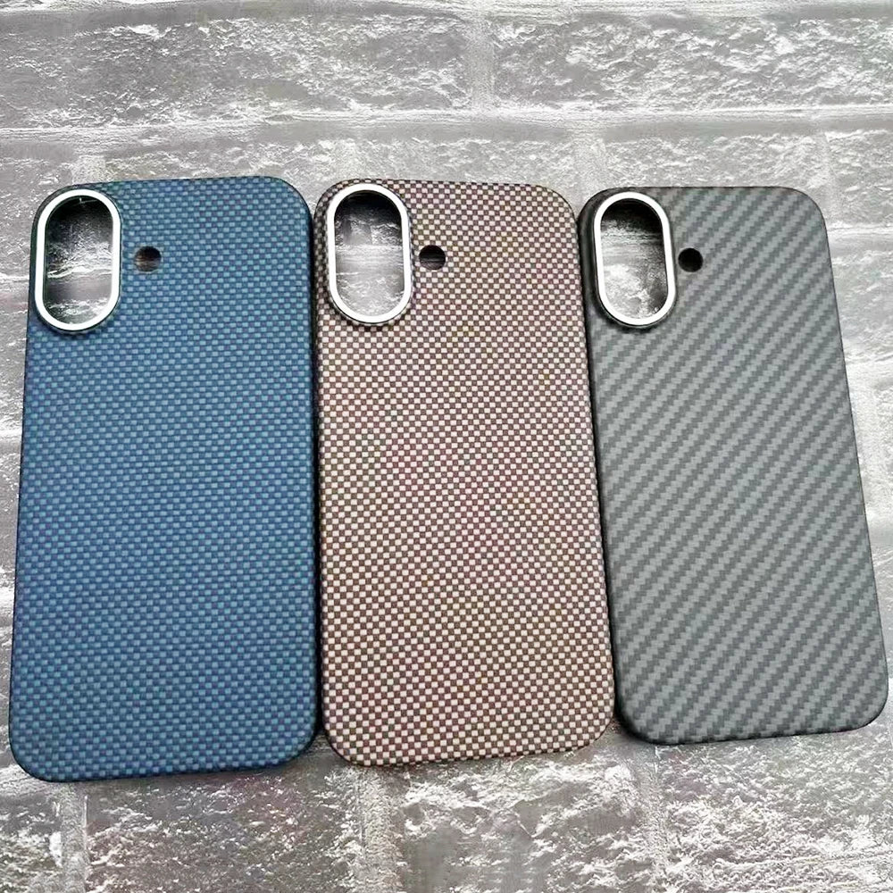 For Magsafe Magnetic Case For iPhone 17 Real Carbon Fiber Luxury Aramid Fiber Back Cover for iPhone 17 Carbon Case capa