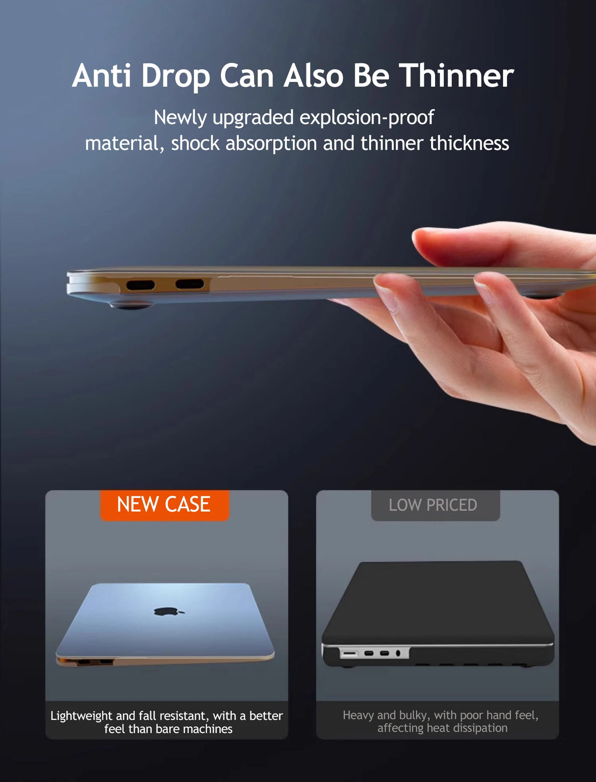 2026 M5 Laptop Case For MacBook Air 13 Case M4 M3 M1 For Macbook Neo A18 Pro 13 14.2 Case Funda Macbook Pro 16 Case M2 Air 15