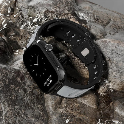 For Iwatch Series 11 10 9 8 7 6 5 4 SE3 Ultra 3/2 Silicone Strap Sports Band for Apple Watch 49mm 46mm 45mm 44mm 42mm 41mm 40mm