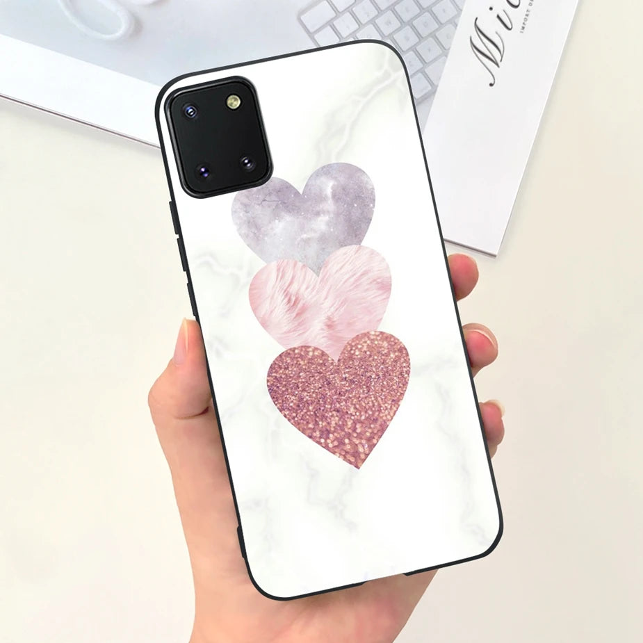 For Samsung Galaxy Note10 Lite Case SM-N770F 6.7'' Popular Candy Painted Cover Soft TPU Phone Case For Samsung Note 10 Lite Bags