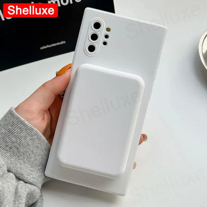 Note10 Plus Case Shelluxe Luxury For Magsafe Wireless Charge TPU Soft Case For Samsung Galaxy Note 10 Plus 20 Note20 Ultra Cases