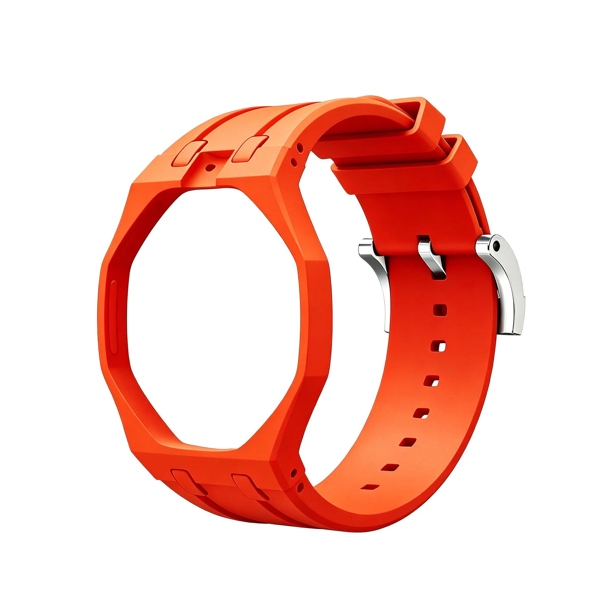 Bioceramics Watch Case+Silicone Band Modification Kit Strap Case Changer To Wristwatch Accessories For Royal Pop