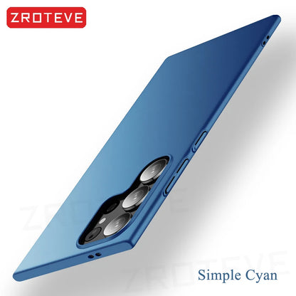 S25 Ultra Case Zroteve Slim Hard PC Matte Cover For Samsung Galaxy S25 Edge S24 S23 FE S22 S21 S20 S10 E Note 20 10 Plus Cases
