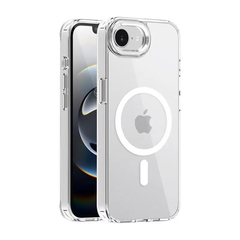 Luxury Magnetic Case For iphoner 17E 16E 17 16 15 14 13 12 11 Pro Max for Magsafe Protective Protector Hard Clear Acylic Cover