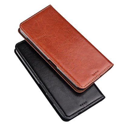 Crazy Horse Genuine Leather Flip Case For Google Pixel 3 4 4A 5 5A 6 6A 7 7A 8 8A 9 10 10A 11 XL Pro Fold Phone Cover Card Cases