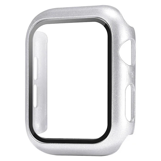 Glass+Cover For Apple Watch case 10 9 8 7 6 SE 5 iWatch Accessorie Screen Protector iWatch series 46mm 44mm 40mm 41 45mm 38 42mm