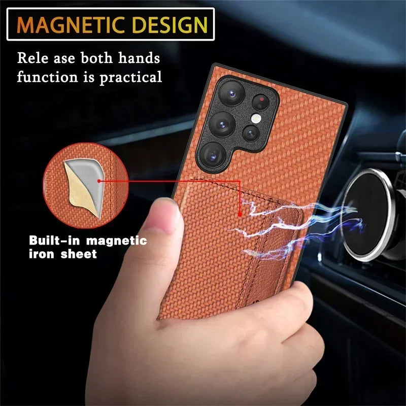 For Samsung S26 Ultra 5G Leather Wallet Back Case For Samsung Galaxy S26 S25 S24 S22 S21 Ultra Case S24 FE S25 S23 Plus Cover