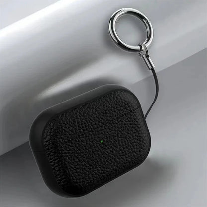 TPU Leather Case For AirPods 4 3 2 1 Earphones Protective Cases For Apple Air Pods Pro 1st 2nd Gen Cover Headset Shell With Hook