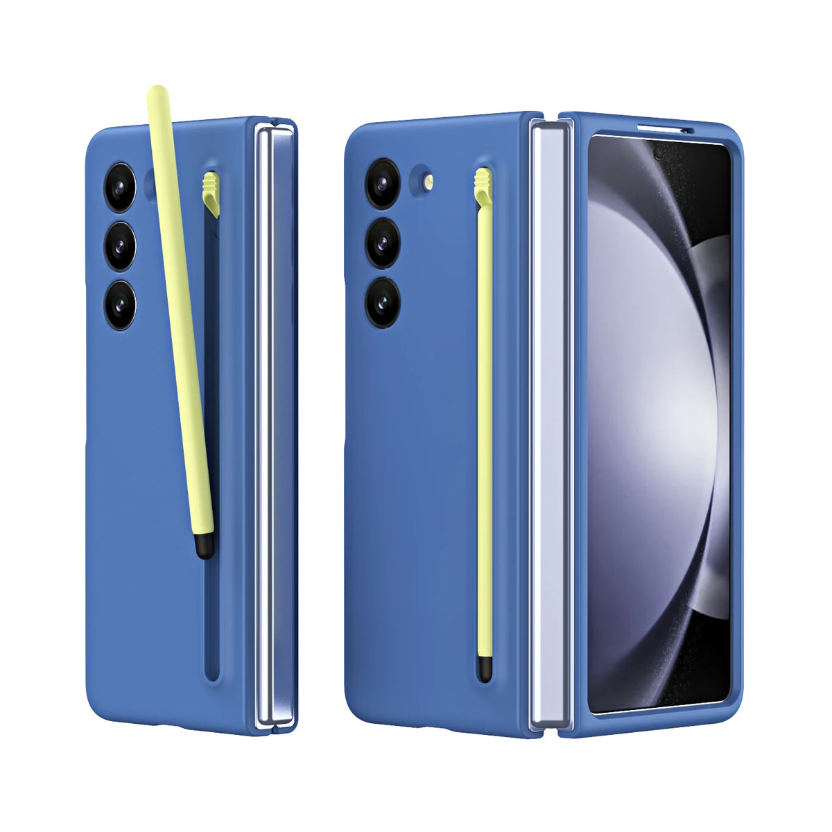 Skin Feel Purity Casing Samsung Z Fold6 Fold5 Fold4 Fold3 Candy Color Hard PC for Samsung Galaxy Z Fold 5 Protection Case