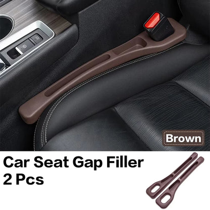 2PCS Car Seat Gap Filler Between Seats Console Organizer Seat Crevice Storage Box Bag Decoration Interior Auto Accessories