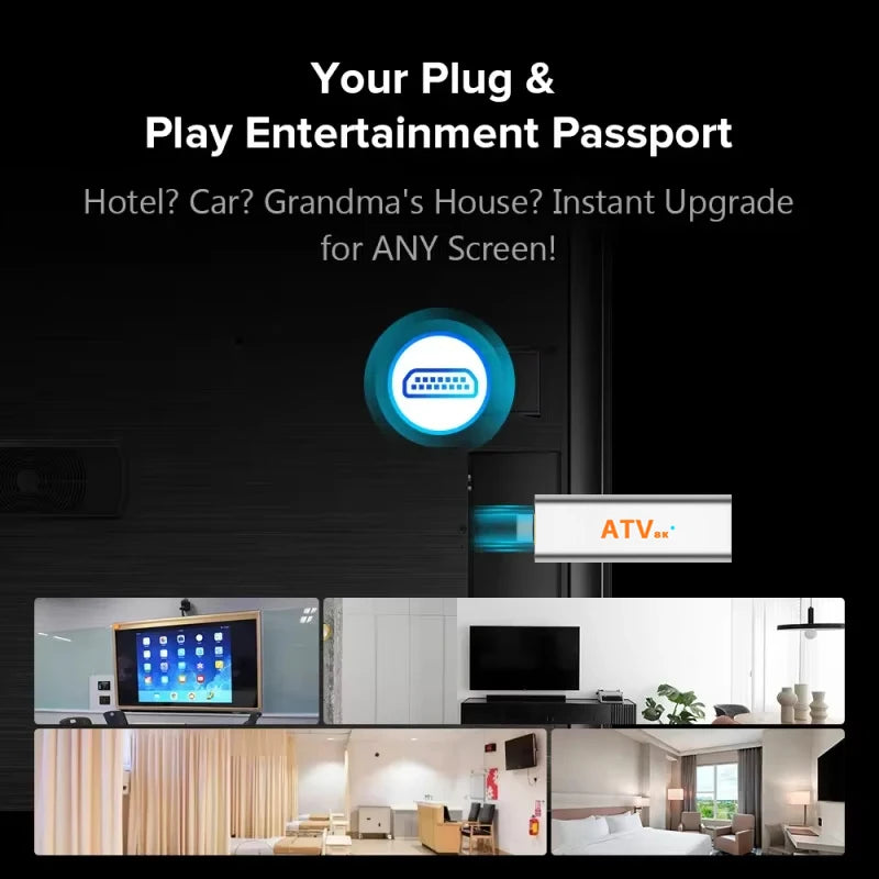 Q15 Android 16 TV Stick H313 Max Memory 256GB Voice Remote Support 2.4G 5G Wifi BT5.4 Quad Core Home Theater Smart Media Player