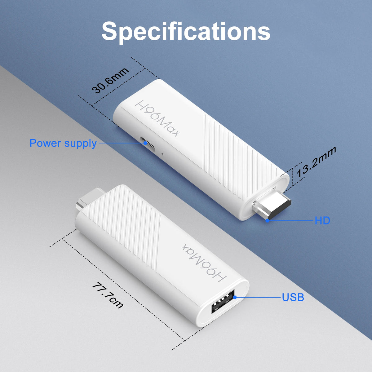 H96 Max H313 Android TV Stick Allwinner Quad Core 4K Wifi6 BT Voice Remote Control RAM 2GB ROM 8GB 16GB Player Smart TV Box