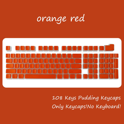 OEM Profile PBT Keycaps 108 Keys Pudding Keycap For Cherry MX Switch Mechanical Keyboard RGB Gamer backlit Key Caps Custom DIY