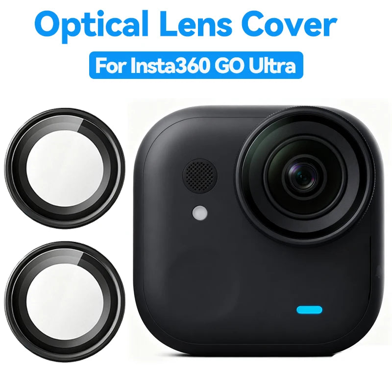 Lens Guards for Insta360 GO Ultra Glass Material Lens Protective Cover Practical Lens Protector for Insta 360 GO Ultra Accessory