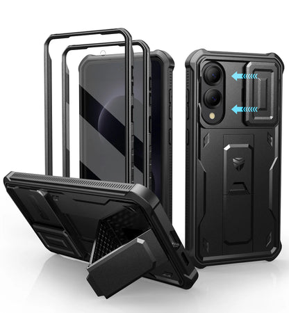 Dexnor For Samsung Galaxy S25/S25 Plus/S25 Ultra /S25 Edge 2025Case Full Body Shockproof Camera Cover &Built-in Screen Protector Kickstand