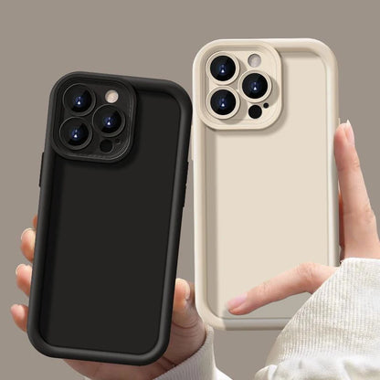 Candy Color Soft TPU Case For iPhone 17 17e 16 14 15 Pro Plus 13 12 11 Pro Max 16e Shockproof Silicone Phone Cover Fundas