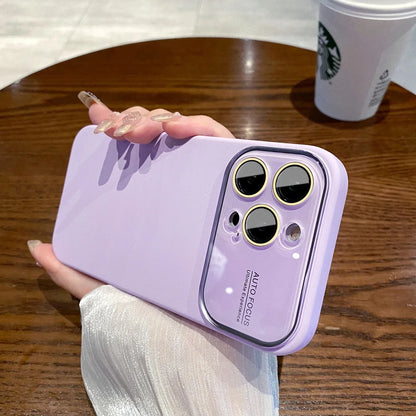 Original Liquid Glass Full Camera Protect Case For IPhone 17 Air 16 15 14 Plus 13 12 17 Pro Max ShockProof Soft Silicone Cover