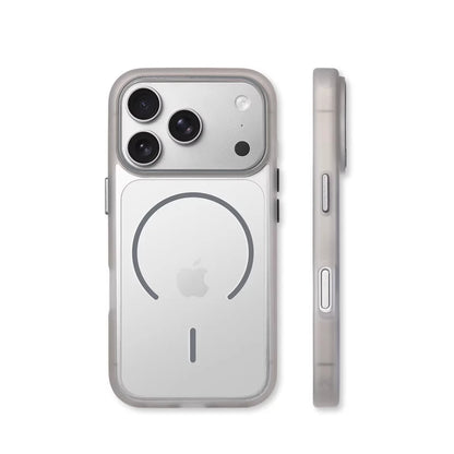 Luxury Transparent Magnetic Bumper Case for iPhone 17 Air 16 Pro Max 15 14 13 12 Magsafe Wireless Charge Clear Shockproof Cover