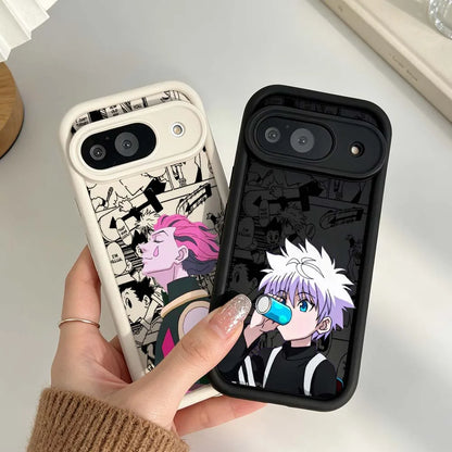 Anime Killua Hunter x Hunter For Google Pixel 10 9 8A 8 7 7A Pro XL 5G Eye Ladder Soft Silicon Shockproof Cover Phone Case