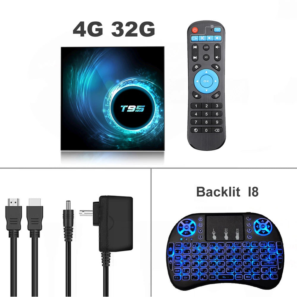Smart TV Box 2026 T95 Plus HD 6K Android 16 Allwinner H616 4GB 64GB 128GB Dual Wifi Media Player PK X96Max Plus H96 Set Top Box