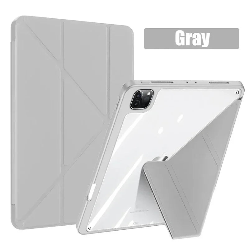 With Pencil Holder Case for IPad A16 Air11 M2 M3 2025 2024 iPad Air5 Air4 Gen IPad Pro11 M4 M2 10th 9th 8 7 10.2'' Air3 10.5 9.7