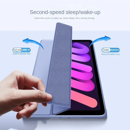 Smart Case for Apple iPad Mini 7 8.3 inch 2024 Trifold Magnetic Leather Stand Tablet Cover for iPad Mini 6 Generacion A2567 Fund