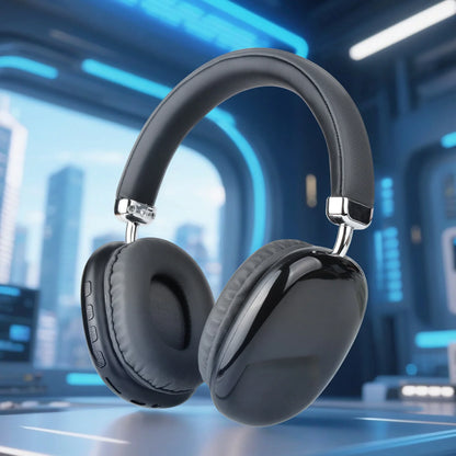 Wireless Over-Ear Headphones, 5.3 Smart Chip, Long Battery Life,HiFi Music Gaming Comfortable Mic for iPhone Android PC