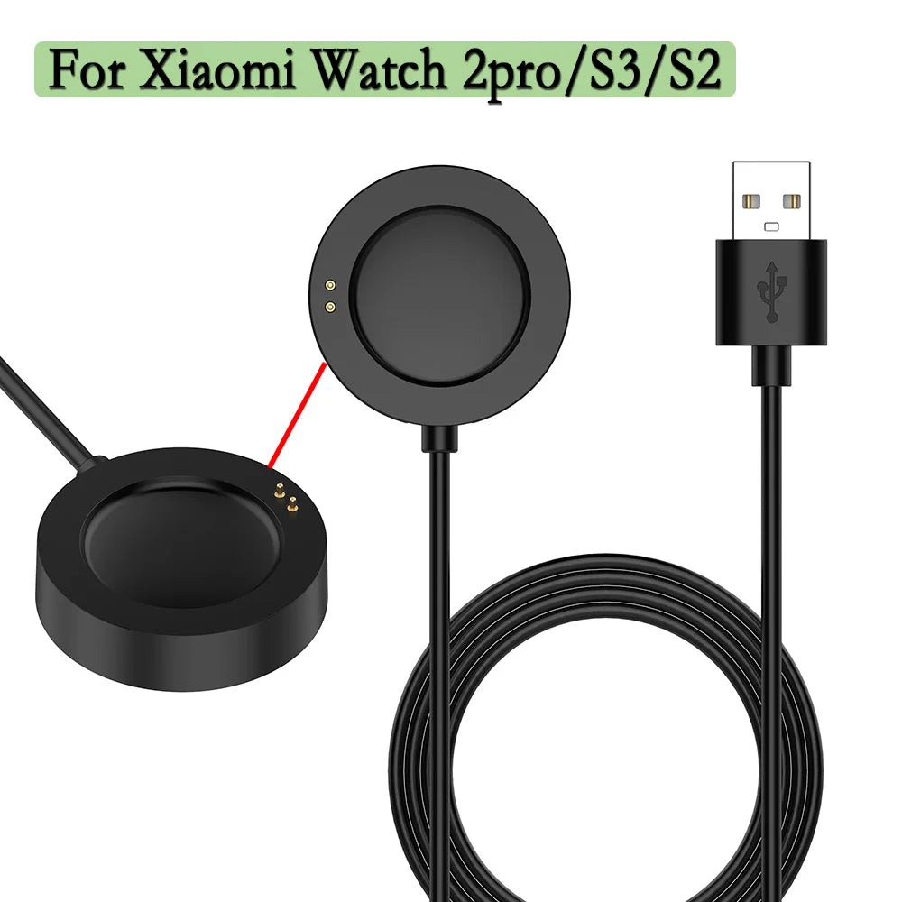 For Xiaomi Watch 2/2pro/S3/S2 Charger 100cm USB Cable Charging Data Charger with Magnetic Dock Power Adapter For Xiaomi Watch H1