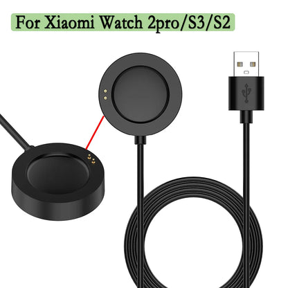 For Xiaomi Watch 2/2pro/S3/S2 Charger 100cm USB Cable Charging Data Charger with Magnetic Dock Power Adapter For Xiaomi Watch H1