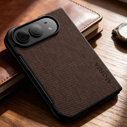 Case for iPhone Duo Ultra Fold coque Luxury Vintage cloth pattern leather Skin Phone cover funda for iphone duo case