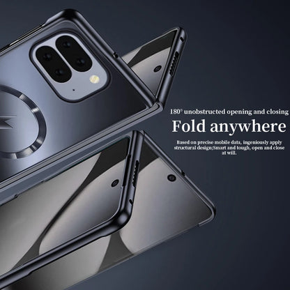 Hard Plastic Case For Magsafe Magnetic Wireless Charge Back Matte Cover For Google Pixel 9 10 Pro Fold