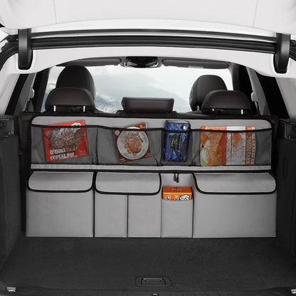 Car Trunk Storage Bag Universal Auto Trunk Organizer Car Seat Back Hanging Bag Foldable Car Storage Bags Accessory