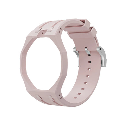 Bioceramics Watch Case+Silicone Band Modification Kit Strap Case Changer To Wristwatch Accessories For Royal Pop