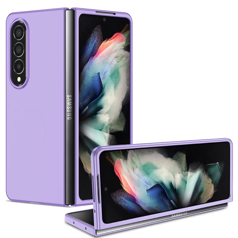 For Z Fold 5 3 2 1 Case Samsung Z Fold 4 Anti-Fingerprint Shockproof Full Protection Cover Case Black Green Purple
