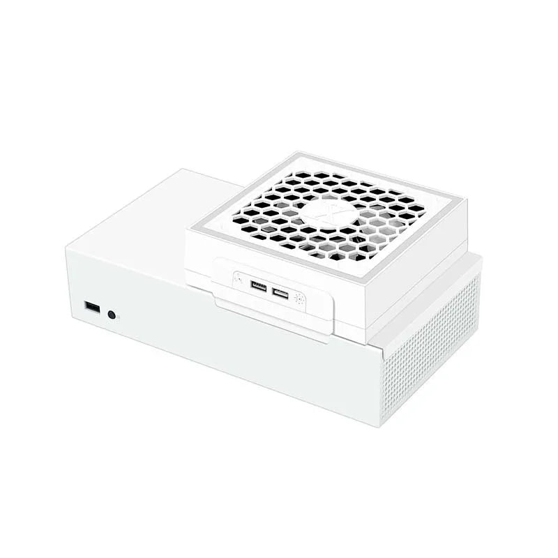 Cooling Fan Cooler For Xbox Series S Console with 2 USB Ports RGB Light 7 Lighting Modes Gaming Accessories for Xbox Series S