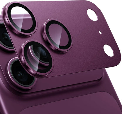 for Phone 17 Pro Max 17Air Camera Lens Protector Strong Adsorption Metal 9H+ Tempered Glass Camera Screen Full Protective Cover